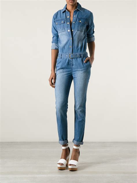 women's michael kors jumper|Michael Kors denim jumpsuit.